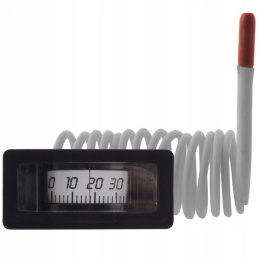 Termometr prostokątny z kapilarą